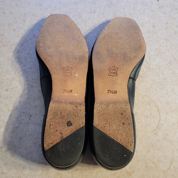 Vntg Y2K Enzo Angiolini Leather Loafers 7.5 Vero Cuoio Sole Old Money Quietlux - Picture 2 of 10